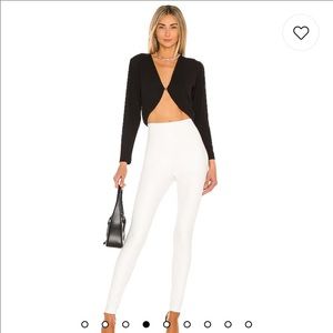 Commando white faux leather leggings